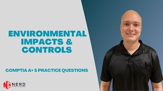 CompTIA A+ 220-1102 - Practice Questions - Domain 4.5 - Environmental Impacts and Controls