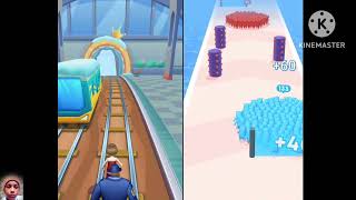 Count master: Crowd Runners 3D   |  V'S  |       Subway Princess Runner🇮🇳 || How to make 4k gameplay