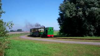 Slow Train Coming Round The Bend. Steam Train