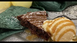 Winter Brownie Pie