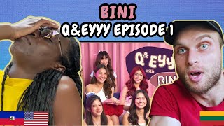 REACTION TO BINI - Q&EYYY with BINI - Episode 1 | FIRST TIME WATCHING