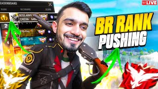 14000+ Rank Score V Badge Mobile Player😨 Grandmaster Top 1 Challenge BR Rank |Garena Free Fire Live|