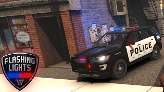 FLASHING LIGHTS - Policia Apatrullando la Ciudad - Gameplay en Español