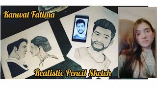 @shubhamdogra Realistic Pencil Sketch By Kanwal Fatima | Pakistani Vlogs