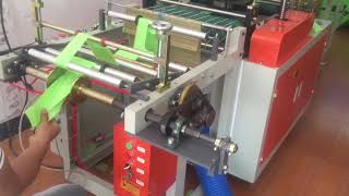 semi-auto t-shirt bag making machine