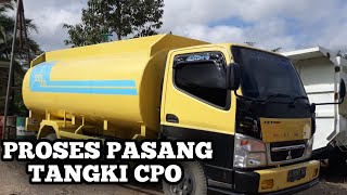 Canter EURO 4 || Ganti Tangki CPO 8 TON