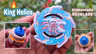 How to make Beyblade King Helios  BURST SYSTEM cardboard Beyblade  | Beyblade Burst