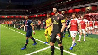 Arsenal VS Paris Saint Germain | PES 2019 Gameplay | Mogule Cloud Game