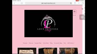 How To Find What You Need On Www.Loveprincessshop.com|Mini Tutorial!!!!!!!!!!!!