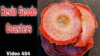 Resin Geode Coaster Tutorial with Unexpected Awesome Effect