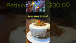 📍O petisco mais caro desse lugar custa R$30,00