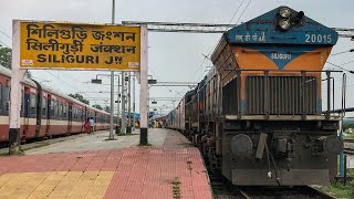 Ranchi - Kamakhya Express With WDP4 Baaz In Lead Departs Siliguri jn