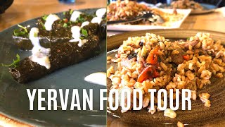 Breakfast and Lunch in YEREVAN | Food Tour of ARMENIA | LAVASH Restaurant