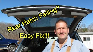 How To Replace Dodge Grand Caravan Rear Lift Struts Hatch Supports