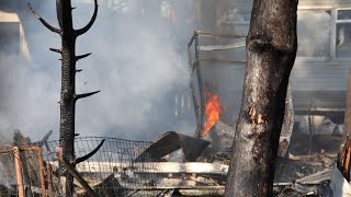 [Grote brand] Brandweer rukt uit voor Chalet brand in Alverna