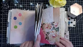 Pretty Junk Journal Flip Through featuring Janey B printable. #AleciasPaperShop #JunkJournal #JaneyB