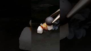 1000 degree steel ball vs sugar cube #shorts #satisfying #sugarcube