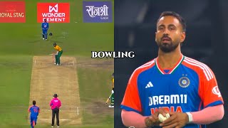 Ramandeep Singh Bowling Today Match | Ramandeep Singh Bowling Vs South Africa | Ramandeep Singh