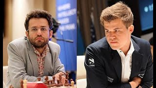 Manevrima do pobede: Levon Aronian - Magnus Carlsen, Aimchess Rapid 2021.