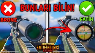 HERKESİN BİLMESİ GEREKEN 10 İPUCU 😏 (Oyun Kazandıran Bilgiler) - Pubg Mobile