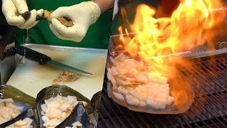 Korean Street Food - GIANT SCALLOPS with Cheese