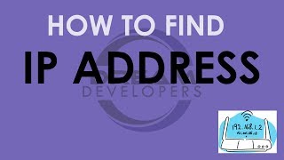 How to find IP address