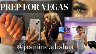 PREP FOR VEGAS | NAILS, BROWS, LASHES, FITS