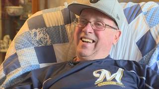 Family raises money to get Brewers fan to one last game