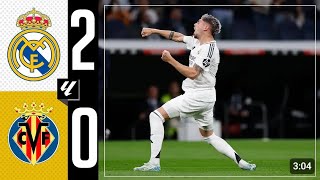 🚨HIGHLIGHTS | Real Madrid 2-0 Villarreal | Laliga 2024/25