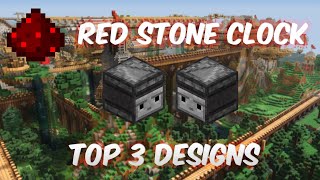 How To Build Red Stone Clock in Minecraft | Top 3 designs