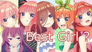 who is best girl in The Quintessential Quintuplets ?