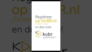 Registreer je op KUBR! #shorts