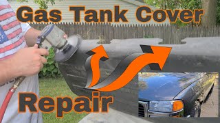 How to repair gas tank shield protection cover. For GMC Sierra,Suburban,Chevy Trucks and more.