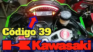 Kawasaki ZX10R gira motor pero NO enciende parpadeo de tablero código 39 (2011 - 2015)