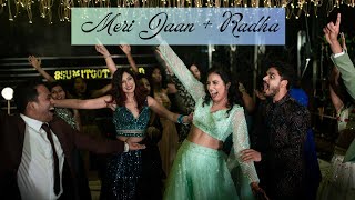 Best sangeet dance you'll see this year! | TDC Wedding Choreography | Meri Jaan | Radha and more