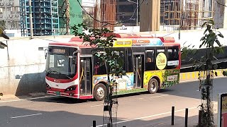 100% Electric Brts AC Buses Of Surat City #brts #suratbrts #sitilink #suratcity