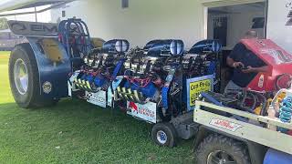 A Close Up Look at Joe Eder's Unlimited Modified Tractor!!!