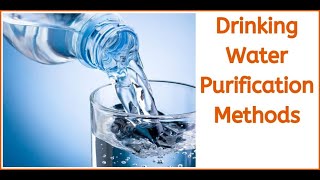 Water purification methods