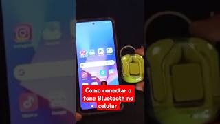 Como conectar o fone Bluetooth no celular #fonessemfio #dicasdetecnologia #tutorial