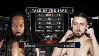 Nico Jefferson vs Luke Rodriguez Caged Aggression XXXVII “Path to Glory”