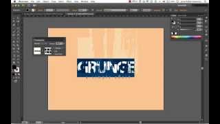 How to Create a Grunge Effect in Illustrator CS6 Part 3 | BlueMelon Design Tutorial