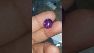 purple star sapphire origin Sri lanka no Heated kwalitas super HQ #safir #batuasli