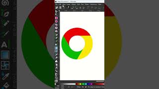 Design google chrome logo inkscape