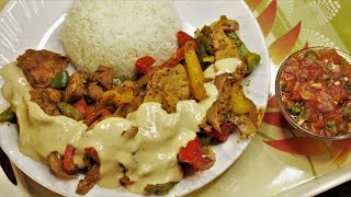 Chicken fajita with cheesy sauce | Hot Salsa | Khanam's Kitchen