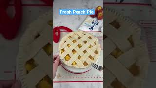 Fresh peach pie