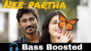 Nee partha | 3 movie | bass boosted | bass booster bass