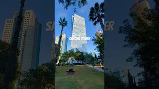 Sarona Tower 🌴🏙️🌳 #telaviv #israel #shorts #shortvideo #short #park #videoshort #sarona #tower r