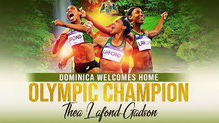 Dominica Welcomes Thea Lafond Home