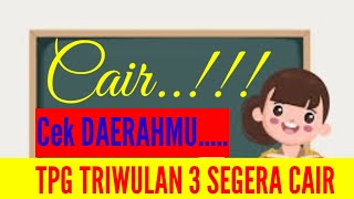 CAIR TPG TRIWULAN 3 | CEK DAERAH MU