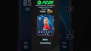 Giulia Gwinn's 85 SBC IS THE KEY TO UEFA Women's Champions League Glory!